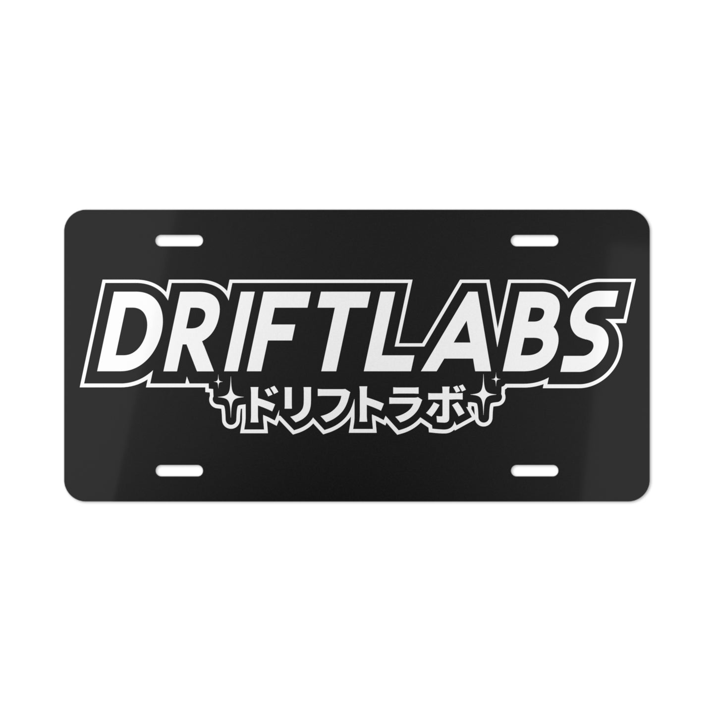 Drift Japan Black Vanity Plate